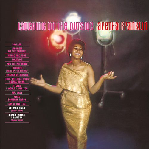 the album cover for Aretha Franklin - Laughing On The Outside