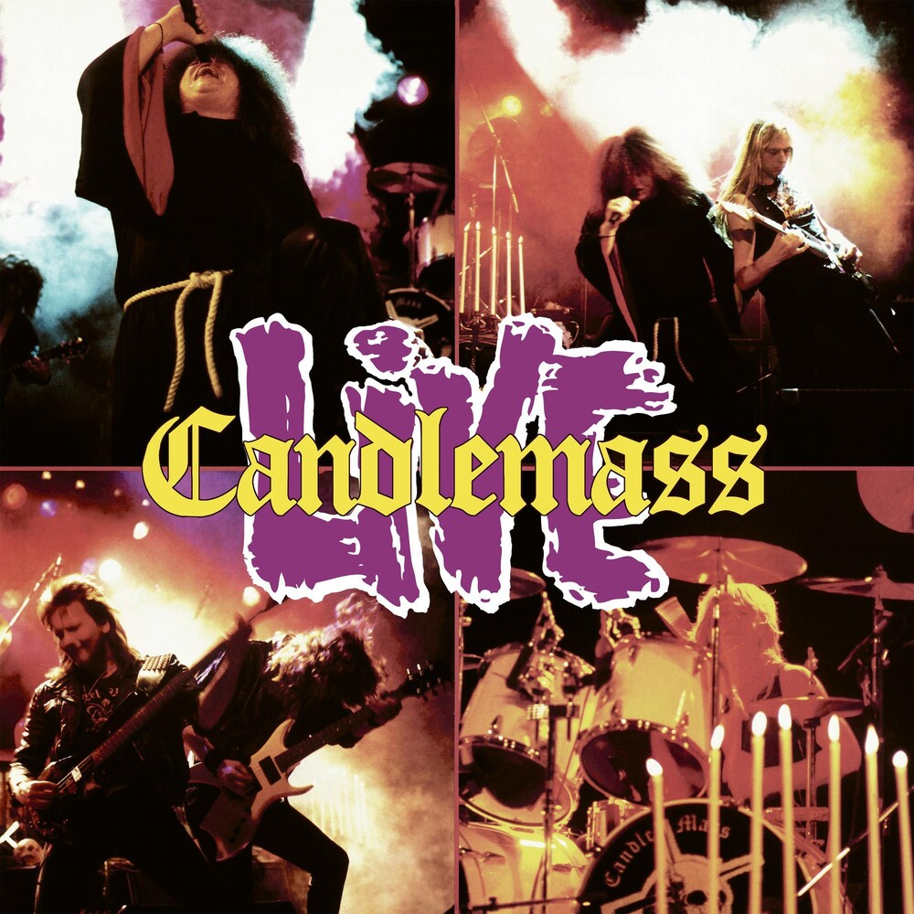 the album cover for Candlemass - Candlemass Live [LP]
