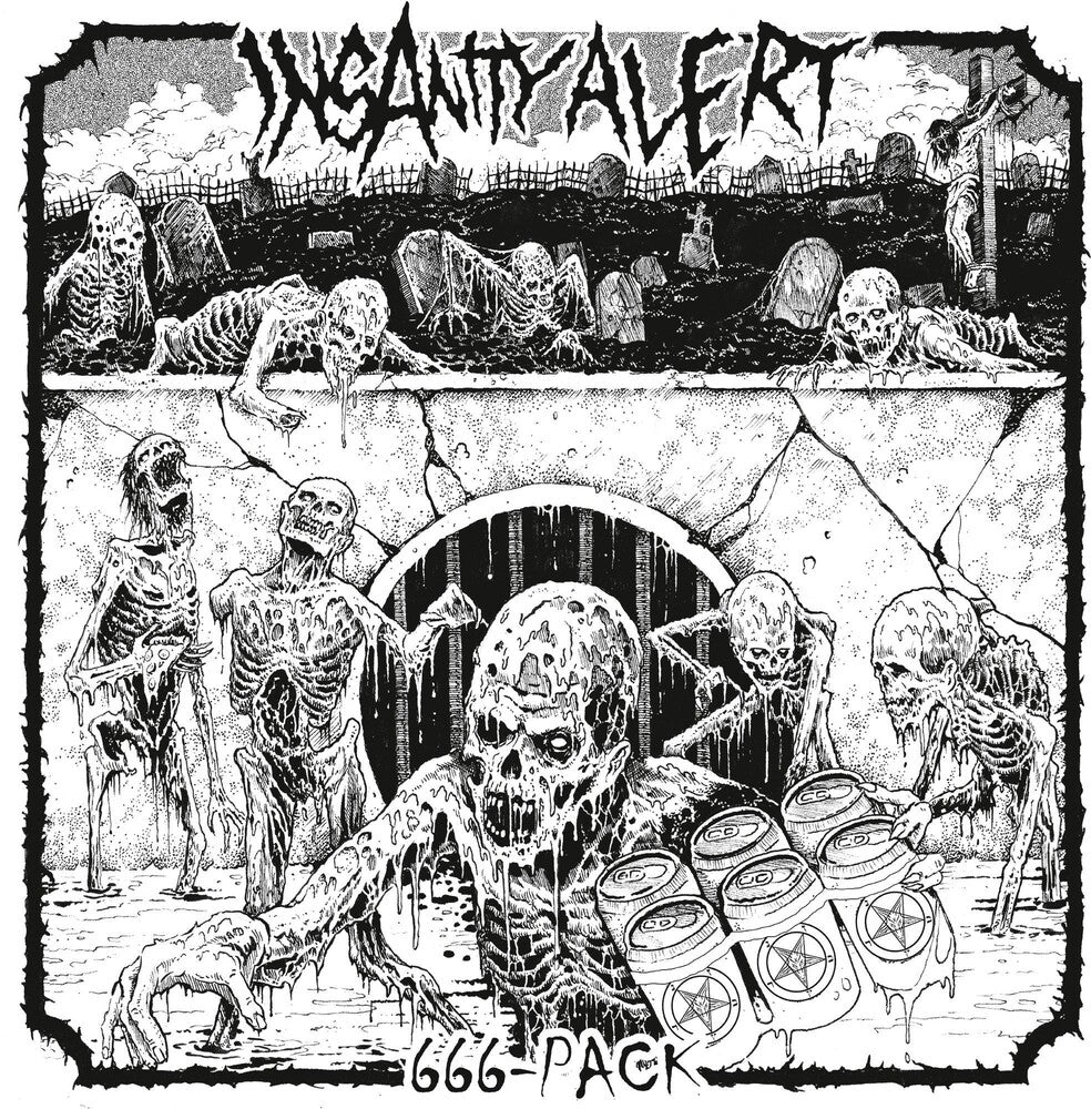 the album cover for Insanity Alert - 666-pack