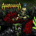the album cover for Aggression - Feels Like Punk, Sounds Like Thrash