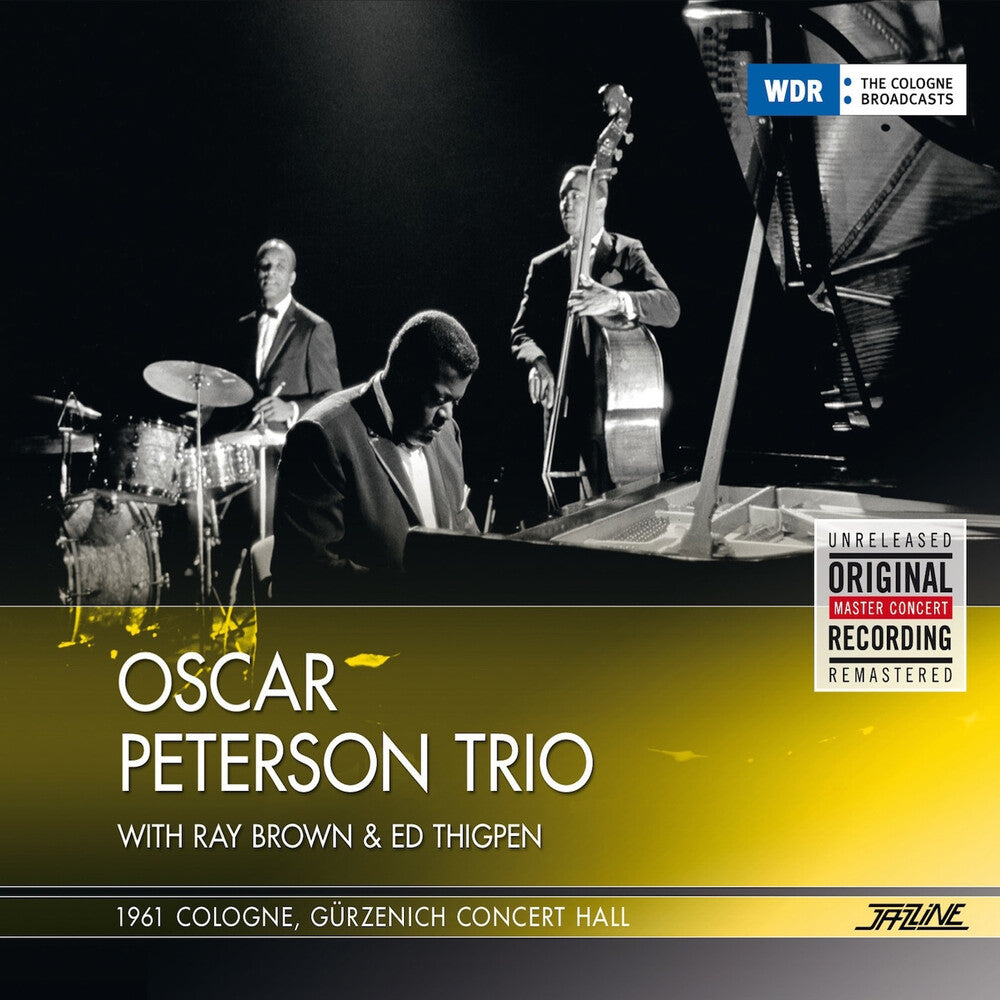 the album cover for The Oscar Peterson Trio - 1961 Cologne Gurzenich Concert Hall