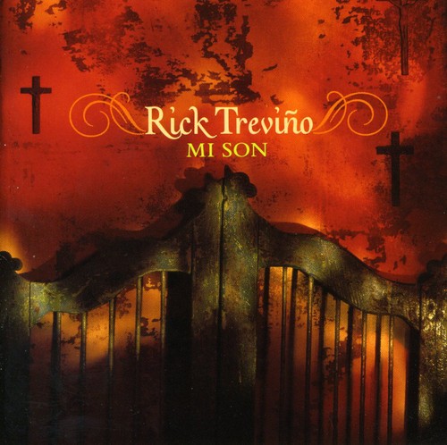 the album cover for Rick Trevino & Los Super Seven - Mi Son