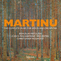 the album cover for Czech Philharmonic Orchestra / Christopher Hogwood - Martinu: The Complete Music For Violin & Orchestra