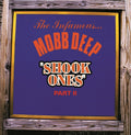 the album cover for Mobb Deep - Shook Ones Pt 1 & 2
