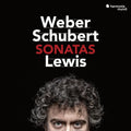 the album cover for Paul Lewis - Weber & Schubert: Piano Sonatas