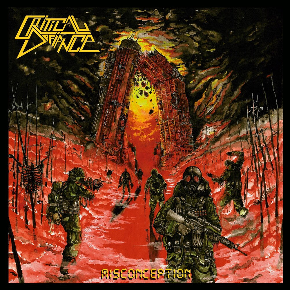 the album cover for Critical Defiance - Misconception
