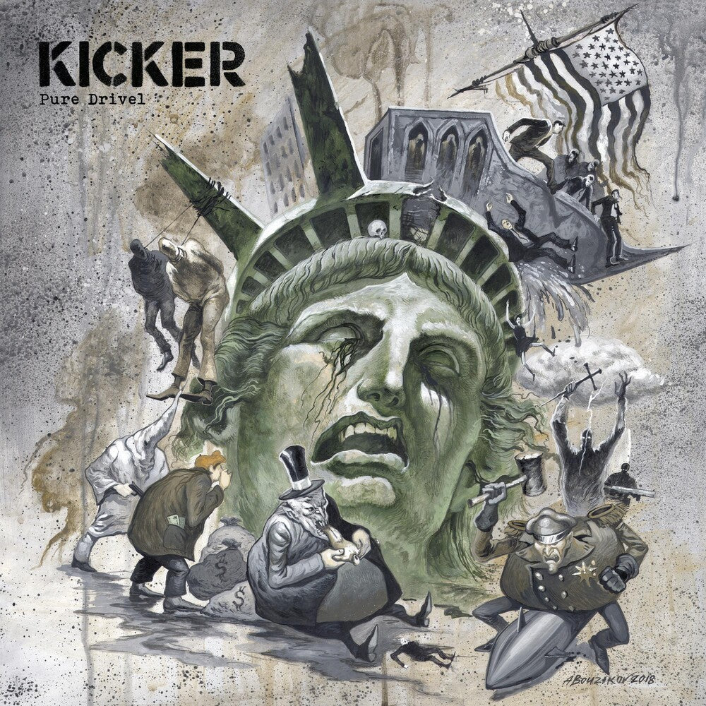 the album cover for Kicker - Pure Drivel