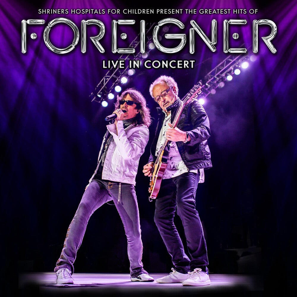 the album cover for Foreigner - Greatest Hits Of Foreigner Live In Concert