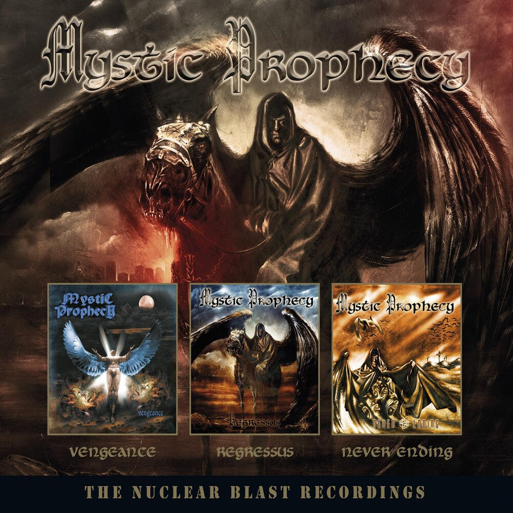 the album cover for Mystic Prophecy - Nuclear Blast Recordings