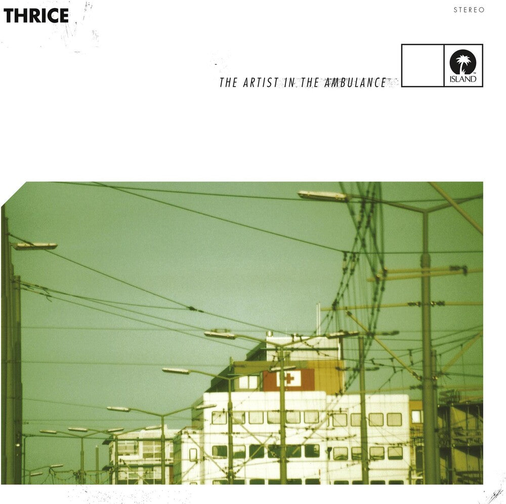 the album cover for Thrice - The Artist in the Ambulance [Limited Edition Coke Bottle Clear 2LP]