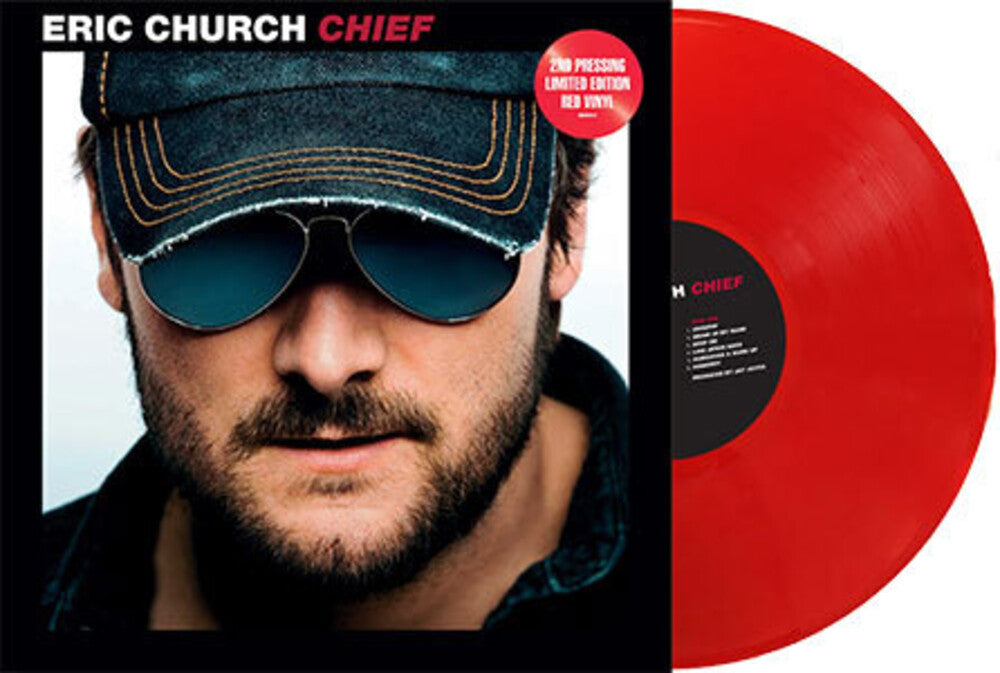 the album cover for Eric Church - Chief [Limited Edition Red LP]