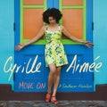 the album cover for Cyrille Aimee - Move on: A Sondheim Adventure