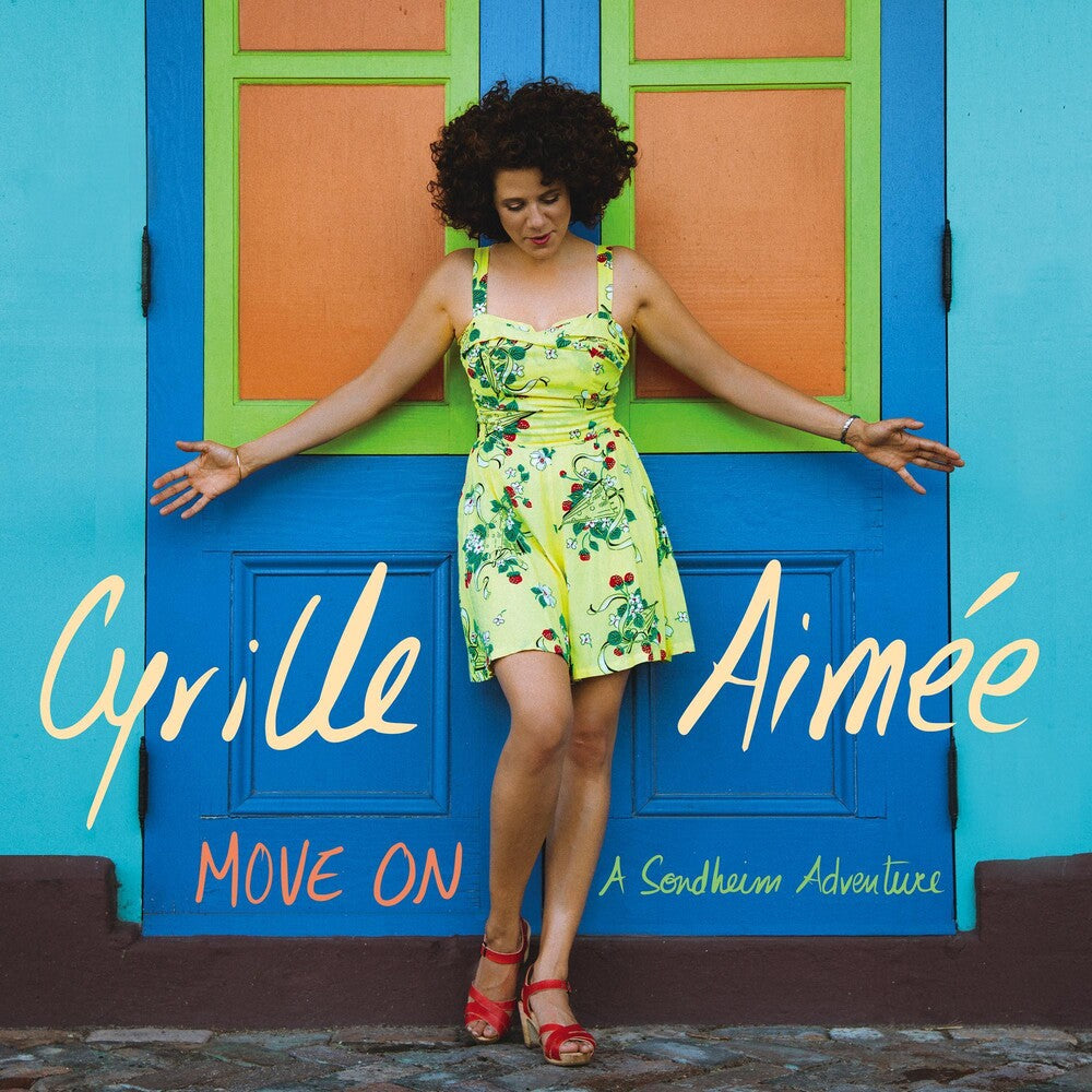 the album cover for Cyrille Aimee - Move on: A Sondheim Adventure