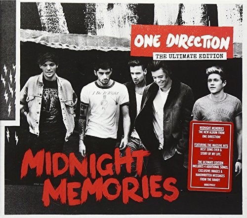 the album cover for One Direction - Midnight Memories: Ultimate Edition