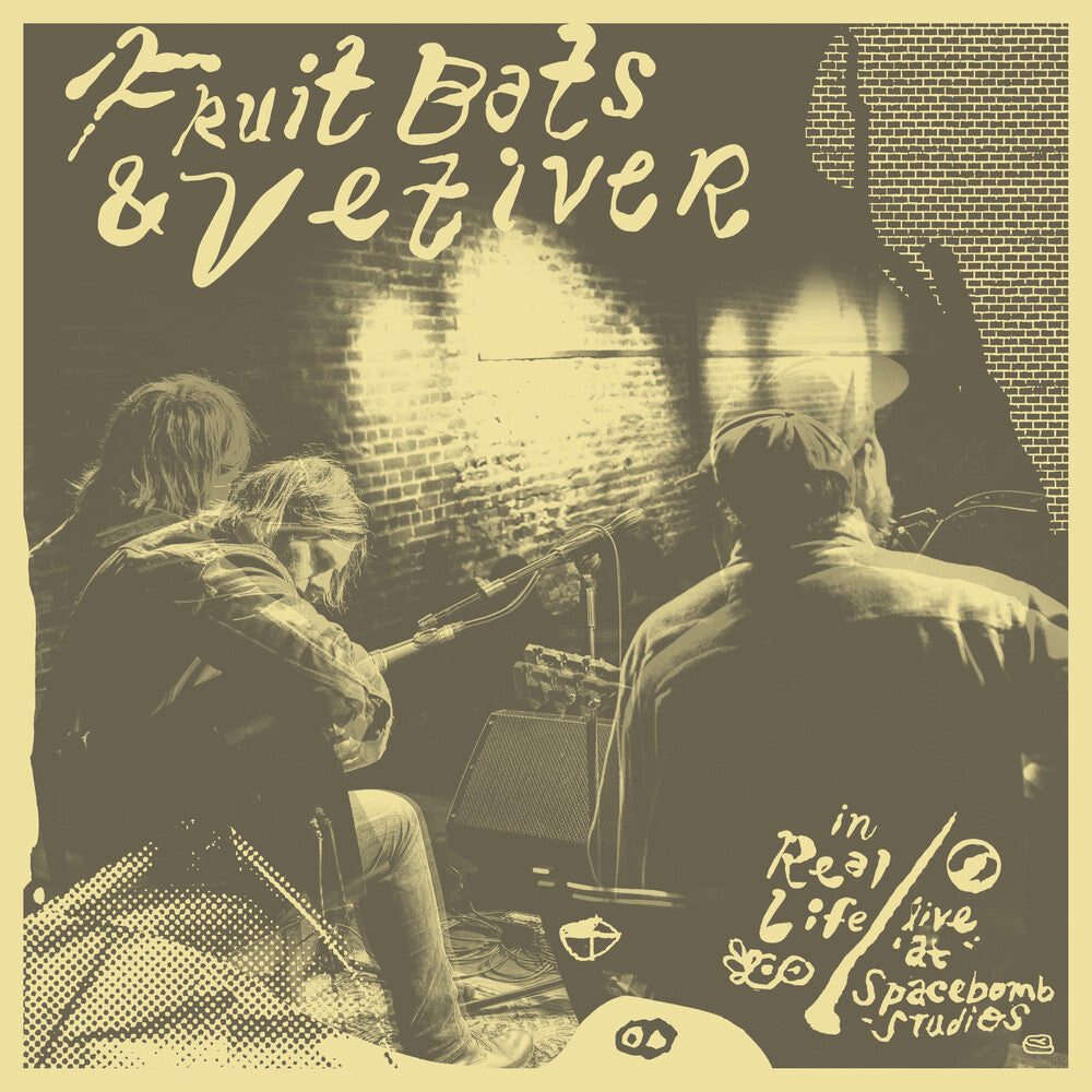 the album cover for Fruit Bats - In Real Life (Live At Spacebomb Studios) [Limited Edition LP]