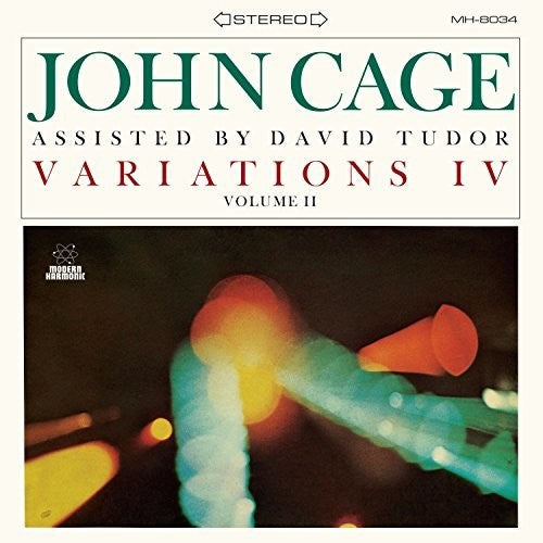 the album cover for John Cage / Tudor,David - Variations IV, Vol. 2