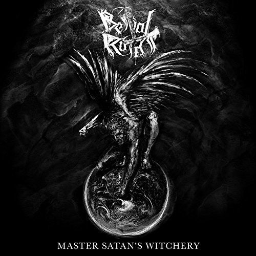 the album cover for Bestial Raids - Master Satan's Witchery
