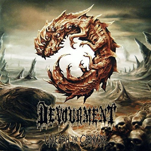 the album cover for Devourment - Unleash The Carnivore