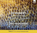 the album cover for Schubert / Trio Wanderer - Schubert: Piano Trio Op. 100, Trout Quintet