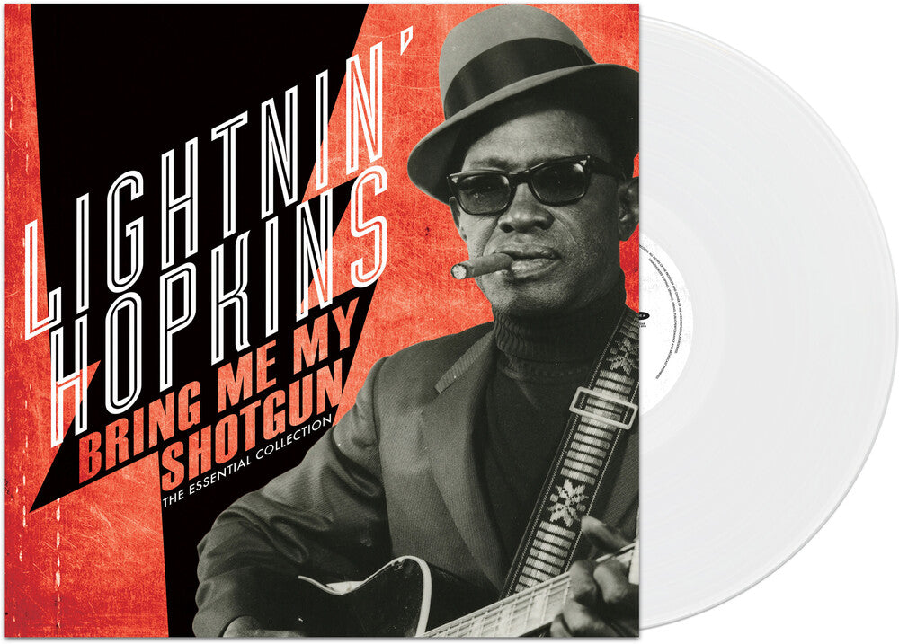 the album cover for Lightnin' Hopkins - Bring Me My Shotgun - The Essential Collection
