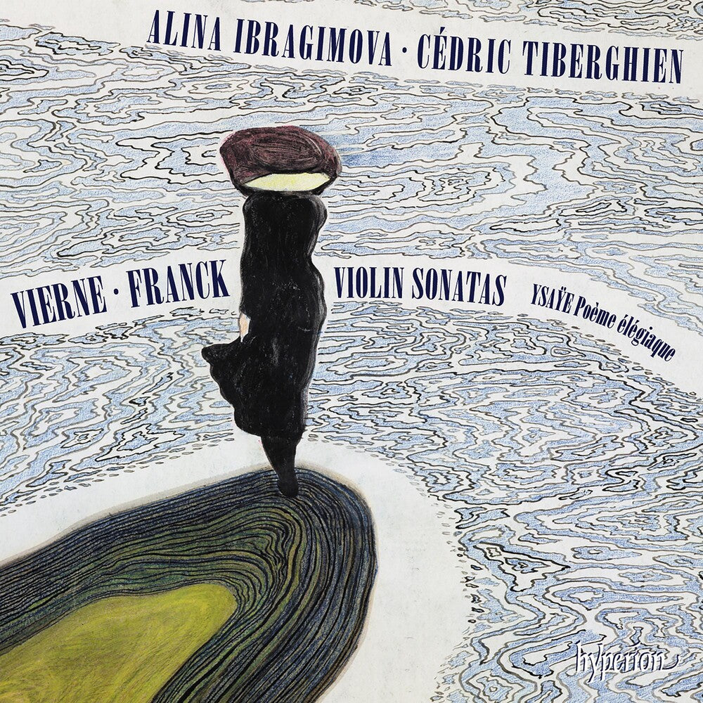 the album cover for Ibragimova / Cedric Tiberghien - Vierne & Franck: Violin Sonatas