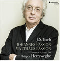 the album cover for PHILIPPE HERREWEGHE - Bach: The St. John & St. Matthew Passions
