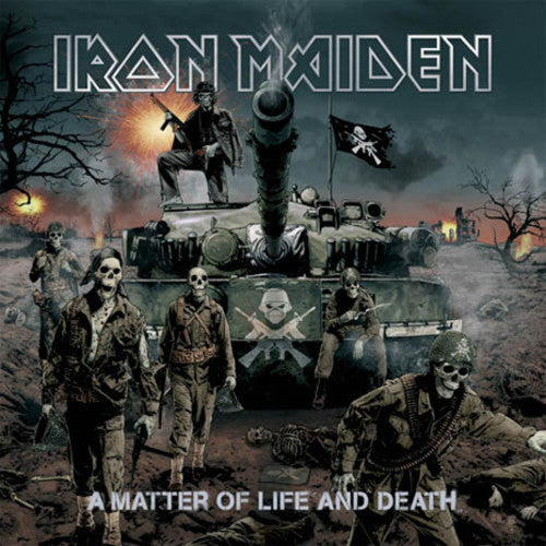 the album cover for Iron Maiden - A Matter of Life and Death [2LP]