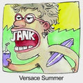the album cover for Jank - Versace Summer