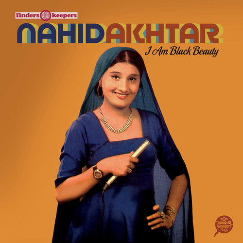 the album cover for Nahid Akhtar - I Am Black Beauty