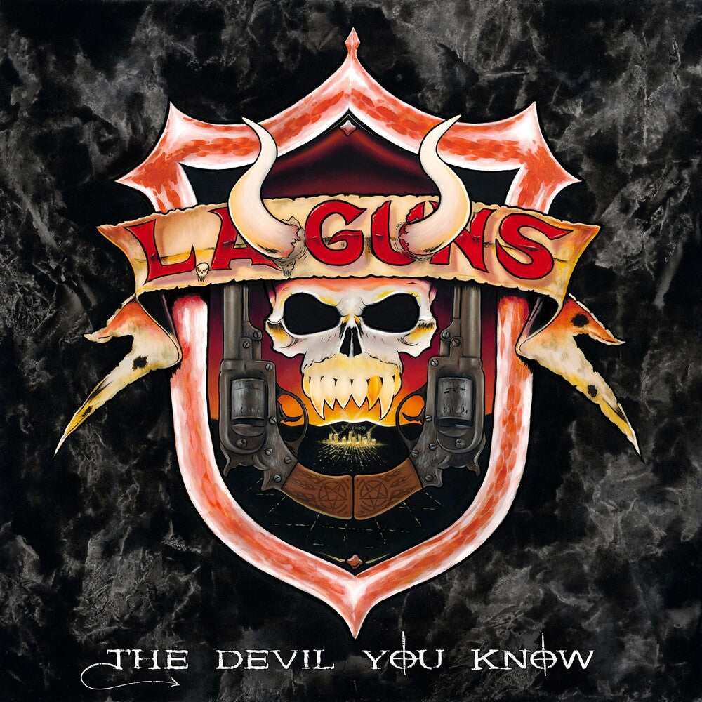 the album cover for L.A. Guns - Devil You Know