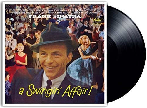 the album cover for Frank Sinatra - A Swingin' Affair! [LP]