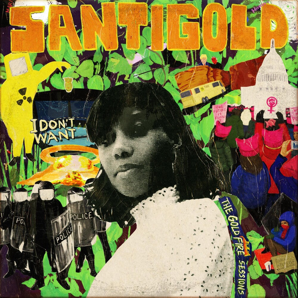 the album cover for Santigold - I Don't Want: The Gold Fire Sessions [RSD 2019]