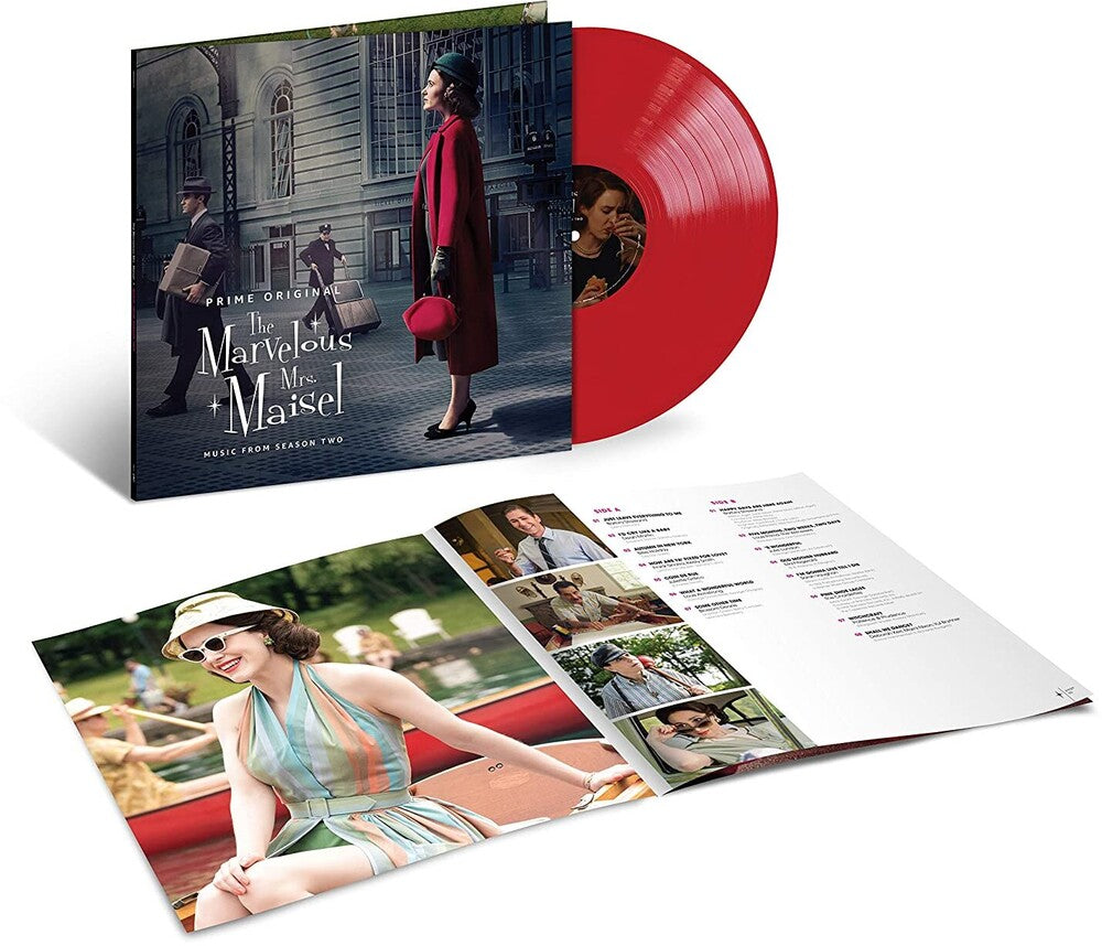 the album cover for Various Artists - The Marvelous Mrs. Maisel: Season 2 (Music From The TV Series) [Opaque Red LP]