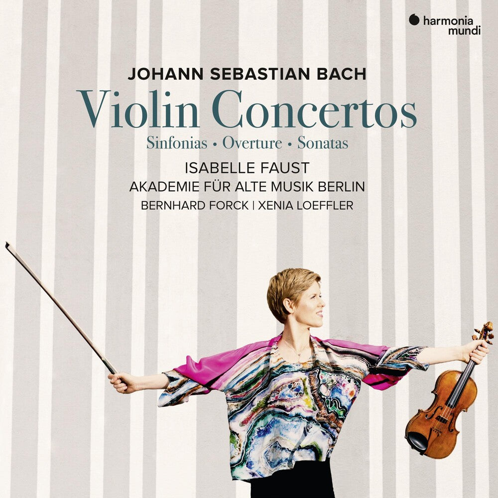 the album cover for Isabelle Faust - Bach: Violin Concertos
