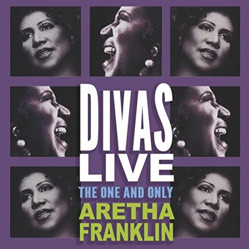 the album cover for Aretha Franklin - Divas Live