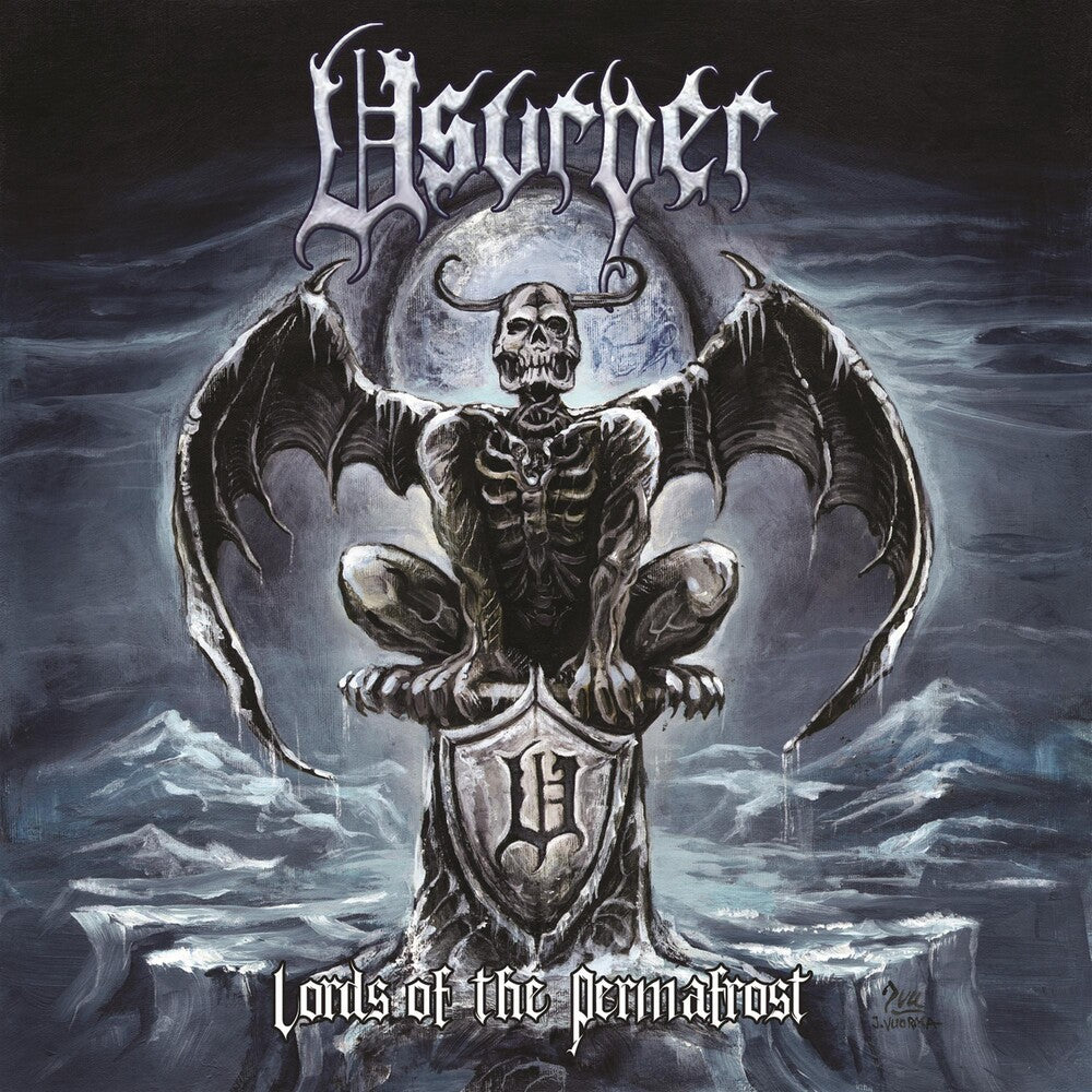 the album cover for Usurper - Lords Of The Permafrost