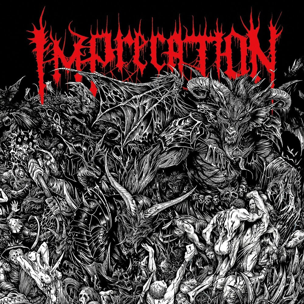 the album cover for Imprecation - Damnatio Ad Bestias
