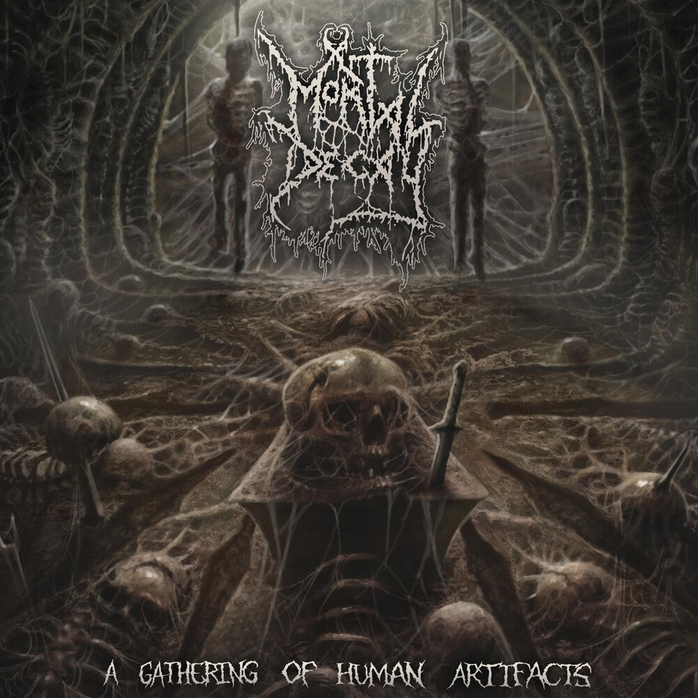 the album cover for Mortal Decay - Gathering Of Human Artifacts