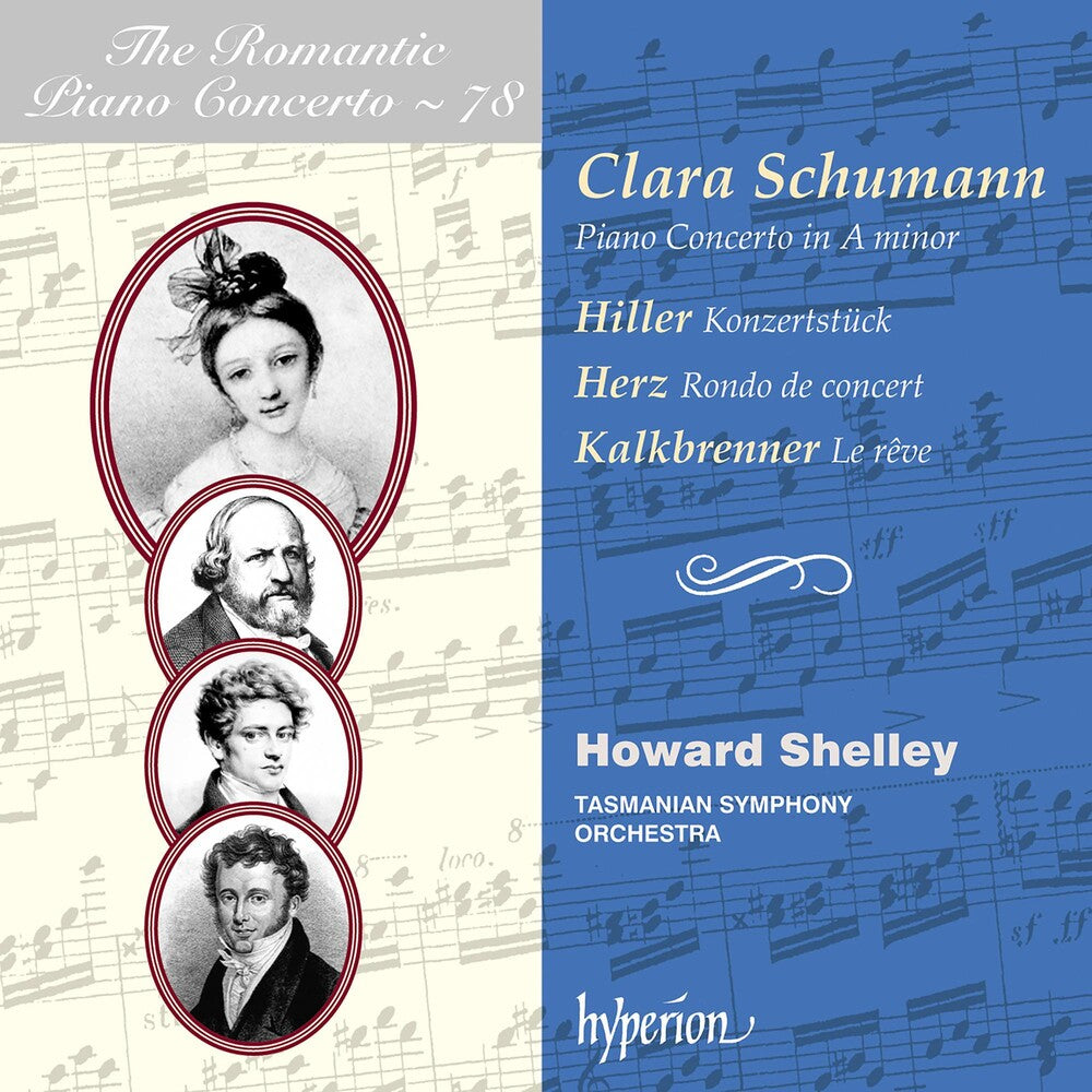 the album cover for Howard Shelley - Romantic Piano Concerto 78