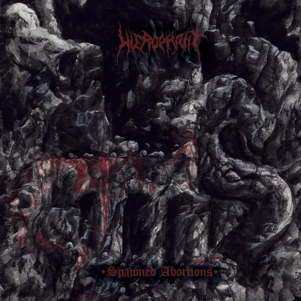 the album cover for Hierophant - Spawned Abortions
