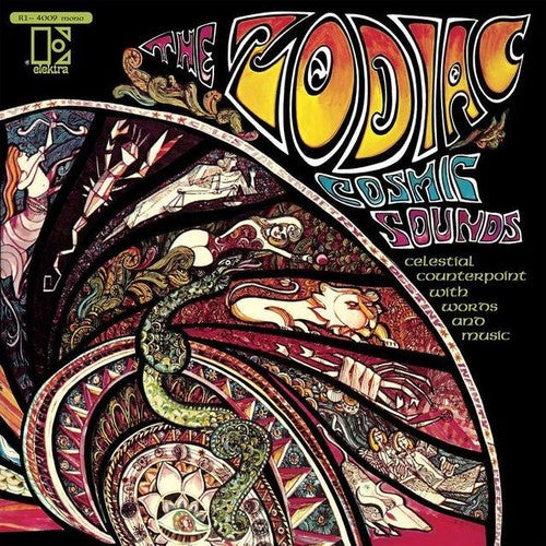 the album cover for The Zodiac - Cosmic Sounds [Glow In The Dark LP, Summer Of Love Exclusive]