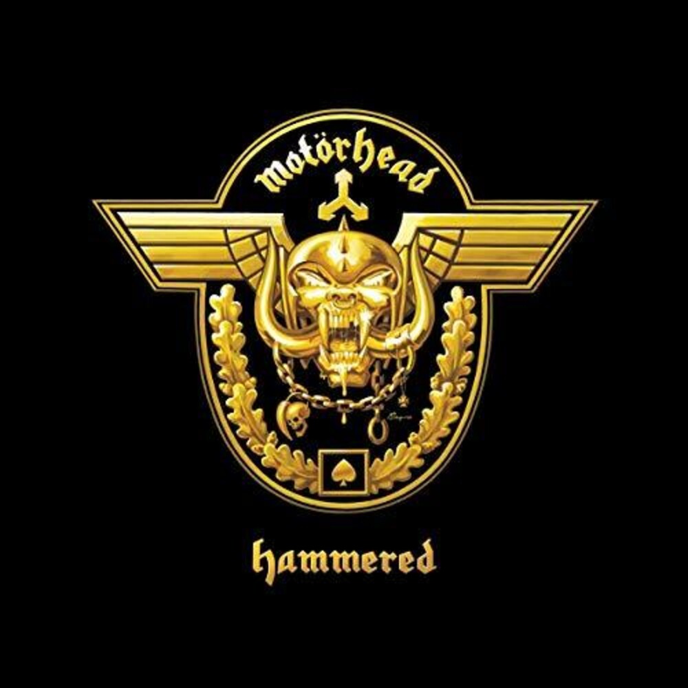 the album cover for Motörhead - Hammered