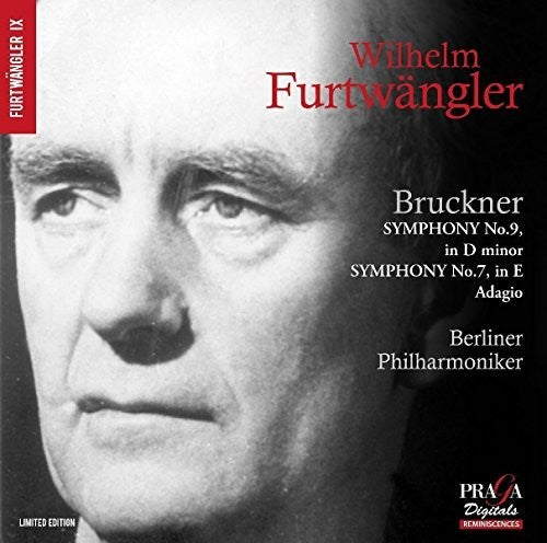 the album cover for Bruckner / Wilhelm Furtwangler - Symphony No. 9 And Symphony No. 7 - Adagio