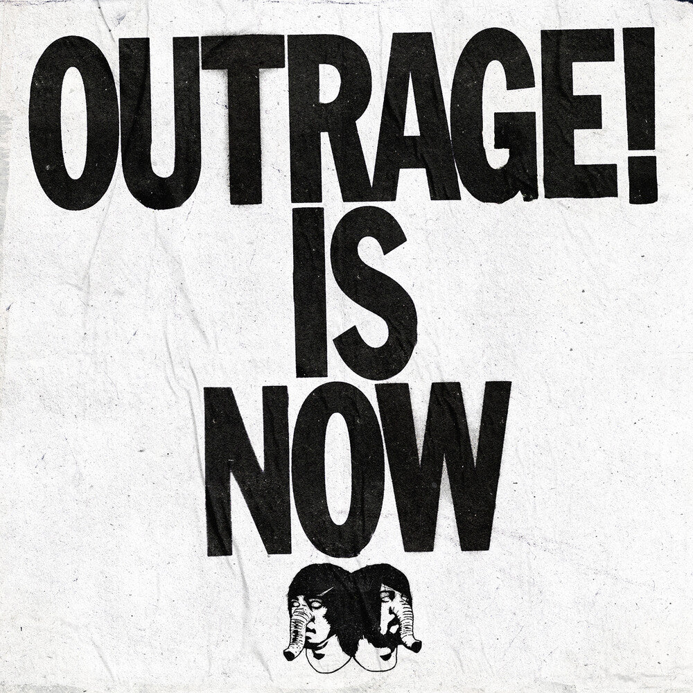 the album cover for Death From Above 1979 - Outrage! Is Now