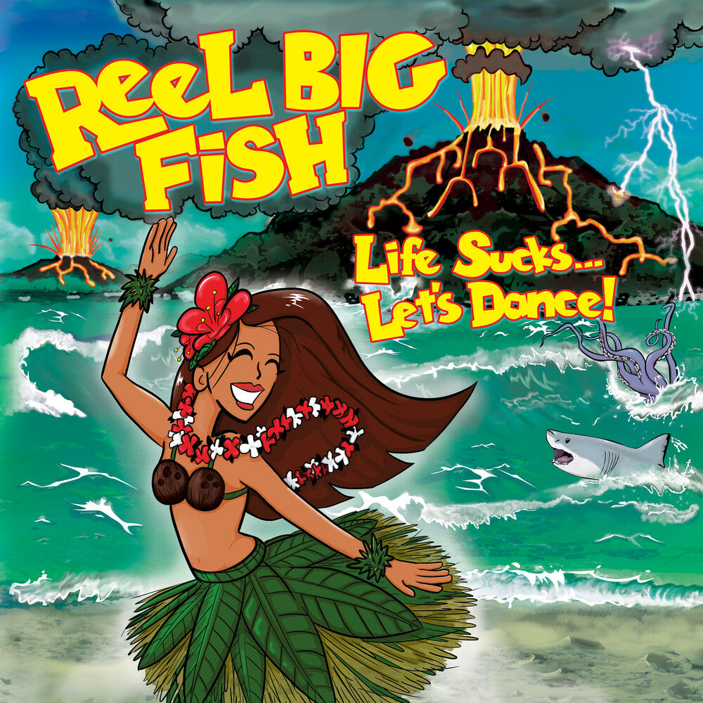the album cover for Reel Big Fish - Life Sucks... Let's Dance