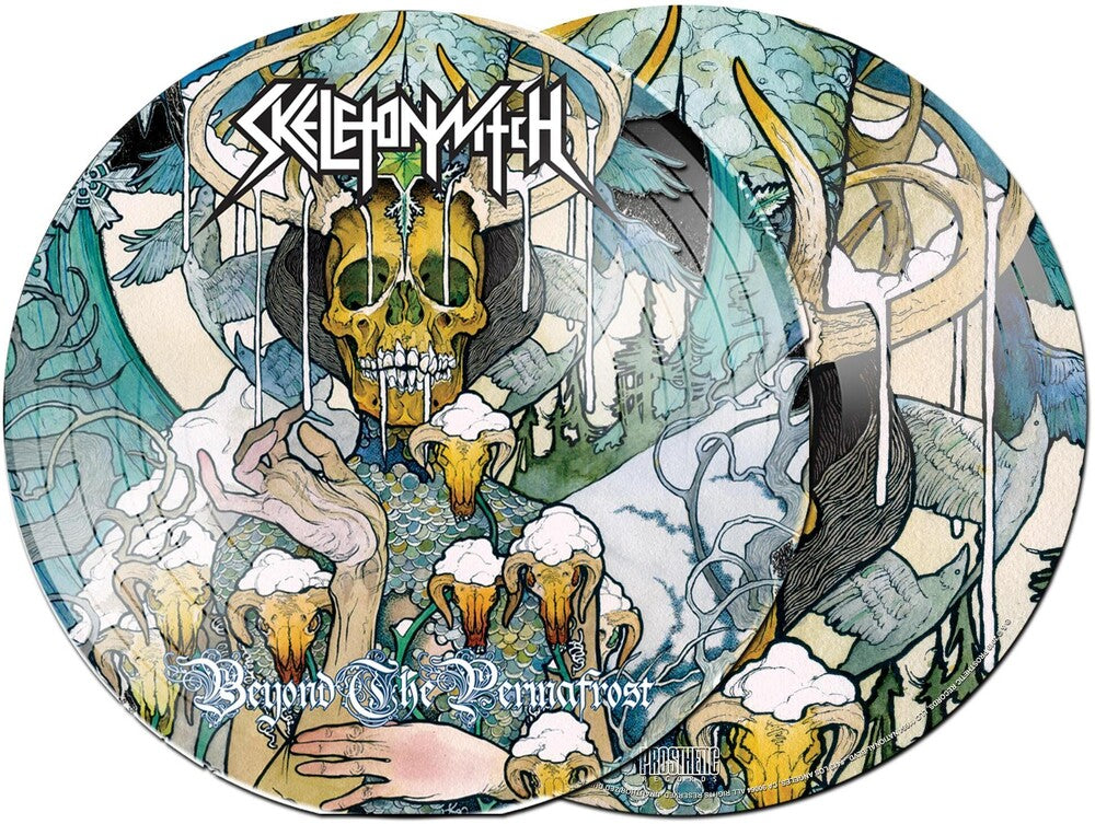 the album cover for Skeletonwitch - Beyond The Permafrost