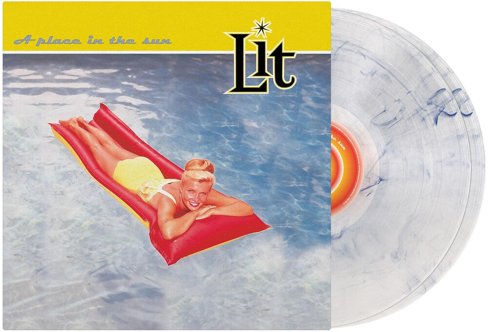 the album cover for Lit - A Place In The Sun [Limited Edition Clear With Blue Smoke 2LP]