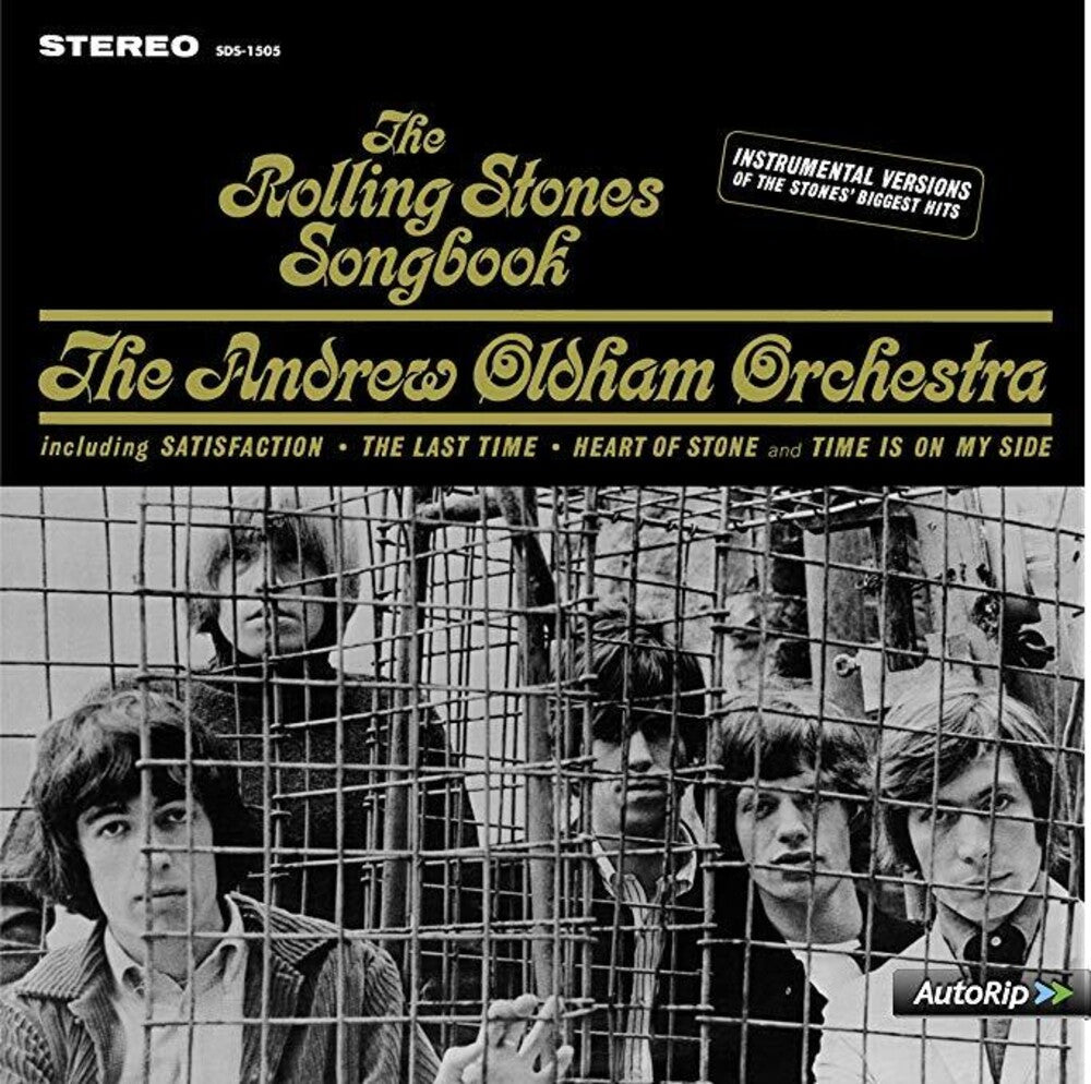 the album cover for Andrew Oldham Orchestra - The Rolling Stones Songbook [Limited Edition Clear LP] [RSD 2019]