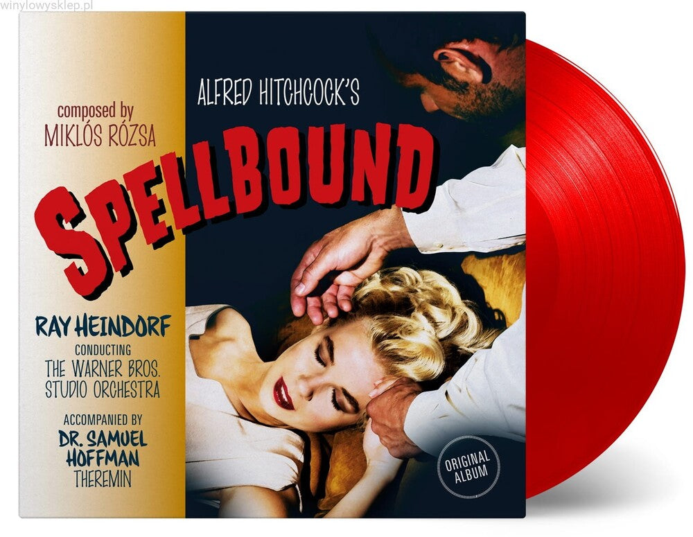the album cover for Alfred Hitchcocks Spellbound Ltd Ogv Red - Alfred Hitchcock's Spellbound [Limited Edition] [180 Gram] (Red)