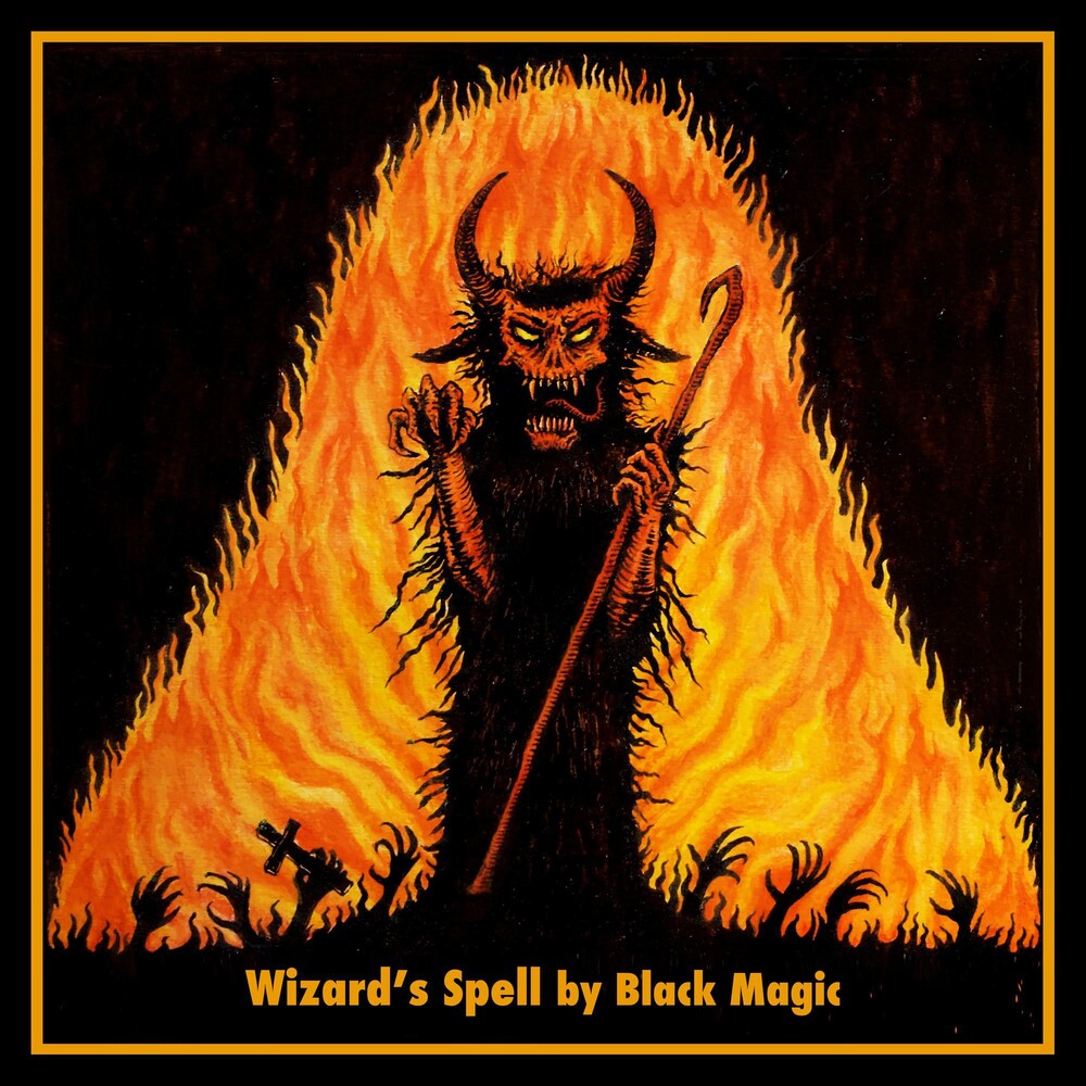the album cover for Black Magic - Wizard's Spell